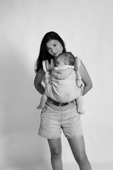 Love Radius HoodieCarrier 2 - Athletic Grey, comfortable baby carrier, full buckle design, newborn to toddler | Babymaxi