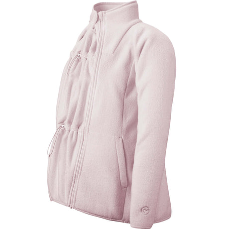Mamalila Basel Baby Carrier Fleece Jacket – Soft Lilac in a cozy fleece design, perfect for wearing over a baby carrier | Babymaxi
