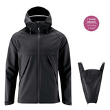 Mamalila Softshell Allrounder Babywearing Jacket for men - Black with baby insert | Babymaxi