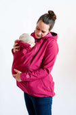 Mamalila Softshell Babydraagjas Allrounder - Berry