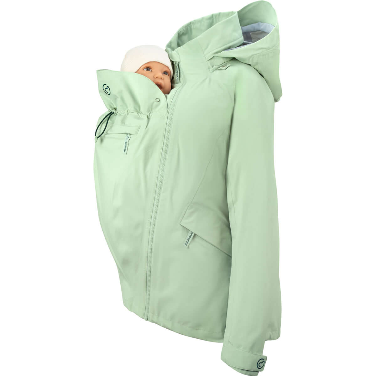 Baby draagjas: Mamalila Explorer - Mint | Babymaxi
