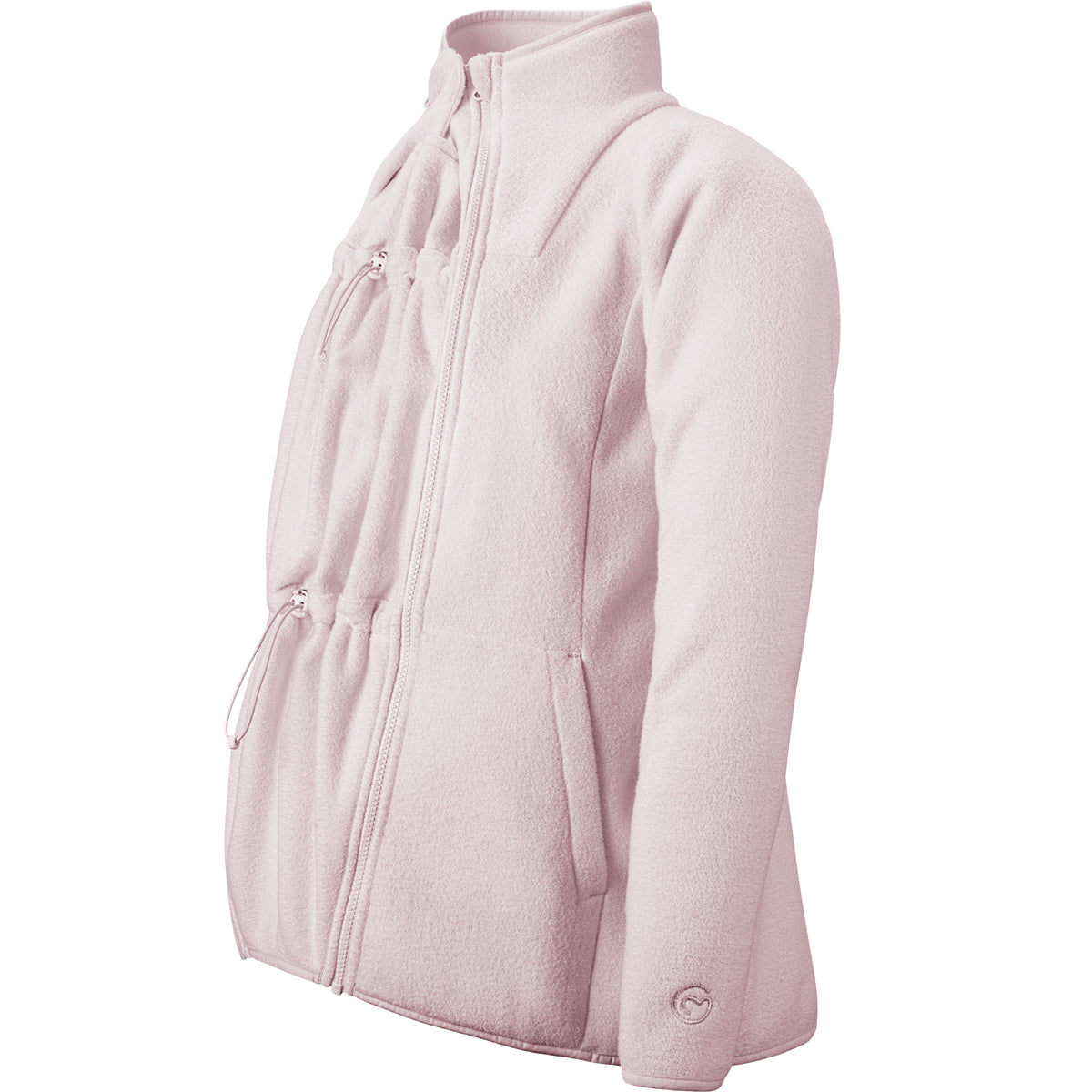 Mamalila Basel Baby Draagzak Fleece Jas – Off White