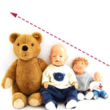 Manduca Doll Carrier - Zebra with cuddly toys including teddy bear and dolls | Babymaxi