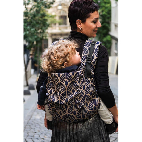 Neko Switch Baby Size - Kidonya Elegance carrier in use, showcasing ergonomic design, and stylish patterns | Babymaxi