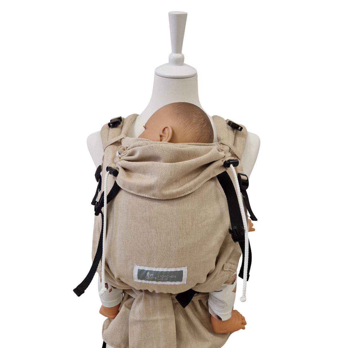 Storchenwiege Talemo Half-Buckle Baby Draagzak - Natural