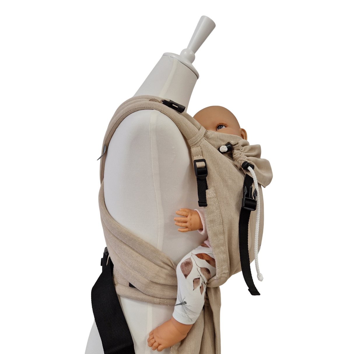 Storchenwiege Talemo Half-Buckle Baby Draagzak - Natural