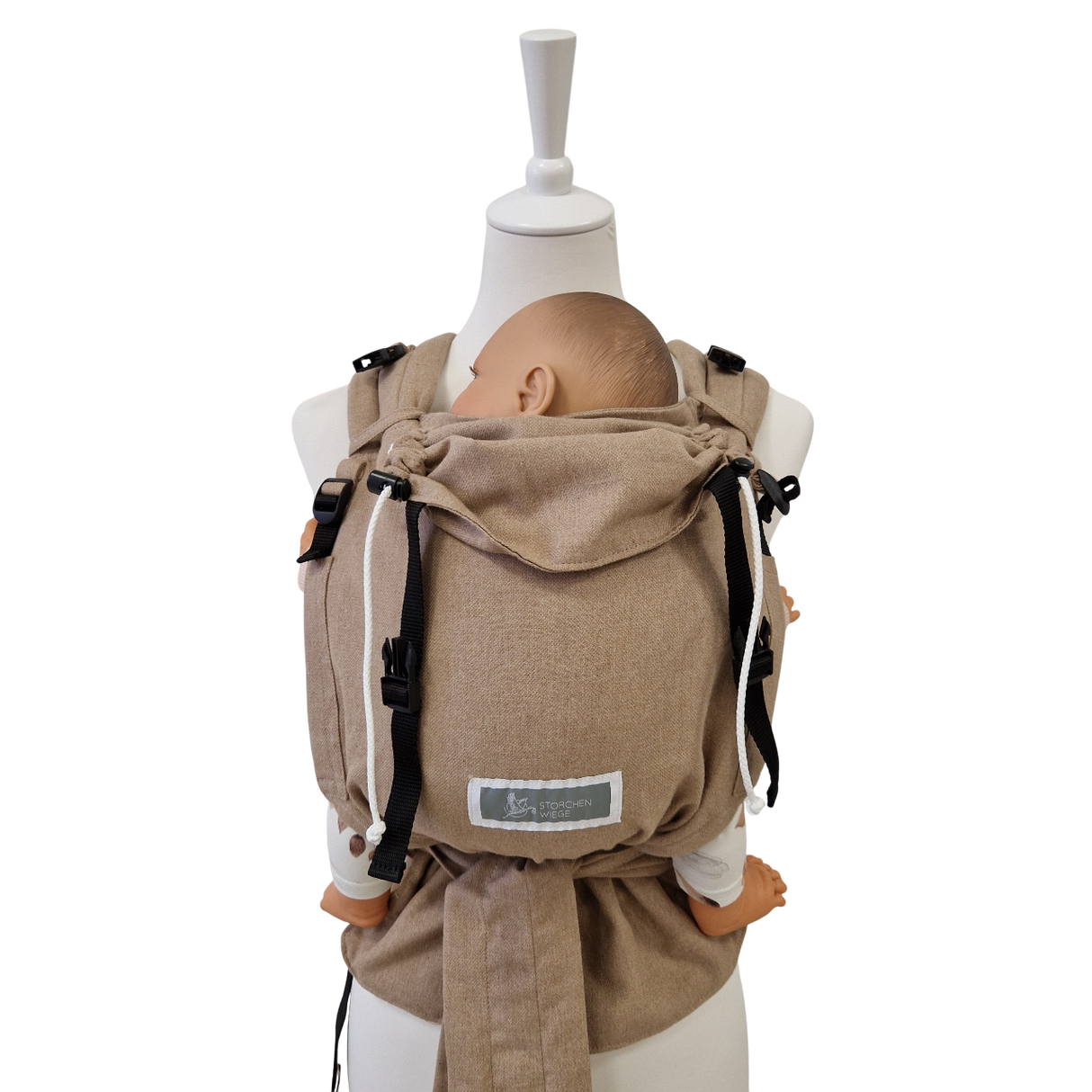 Storchenwiege Talemo Half-Buckle Baby Draagzak - Sand