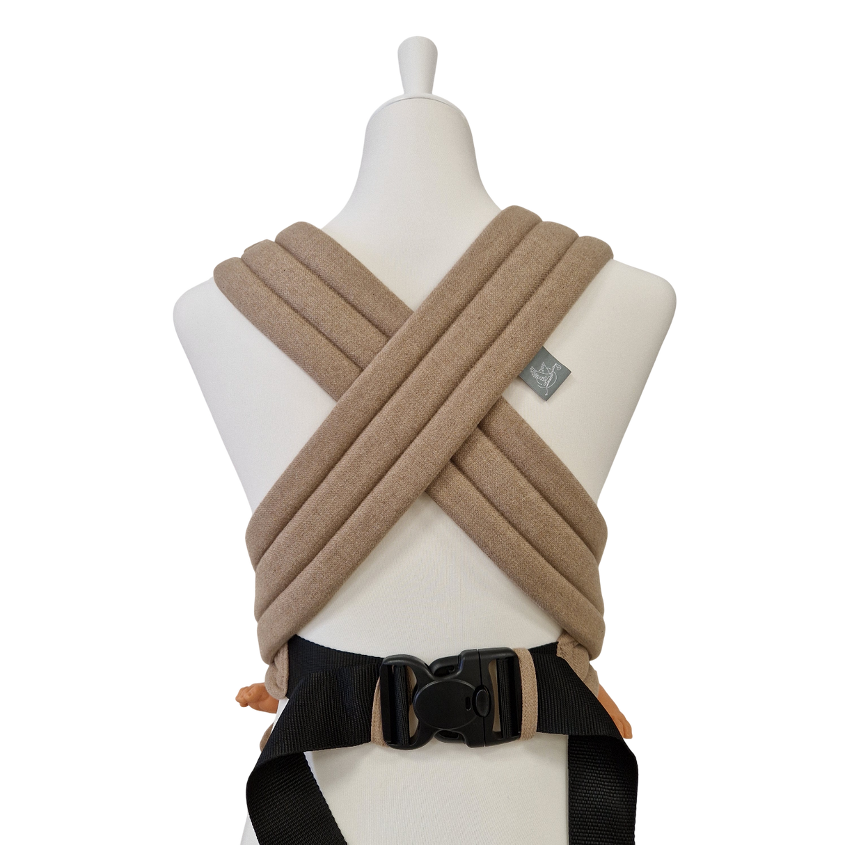 Storchenwiege Talemo Half-Buckle Baby Draagzak - Sand