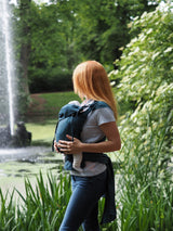 Storchenwiege Wrap Baby Draagzak - Turquoise