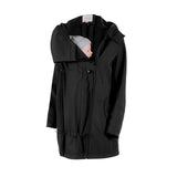 Wombat & Co. London - Shell Baby Carrier Coat - Black with baby wearing feature | Babymaxi