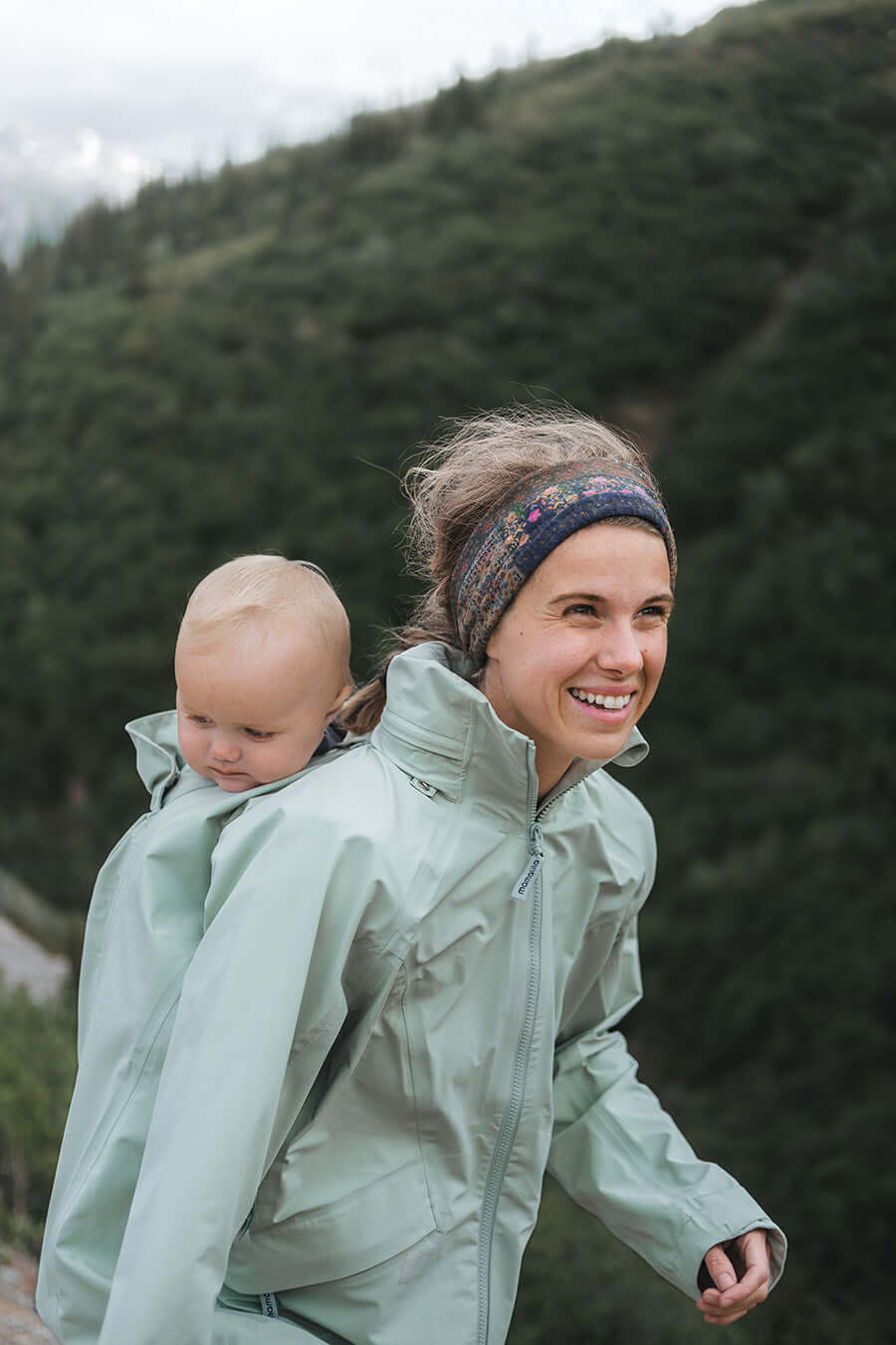 mamagon Baby draagjas: Mamalila Explorer - Mint | Babymaxi